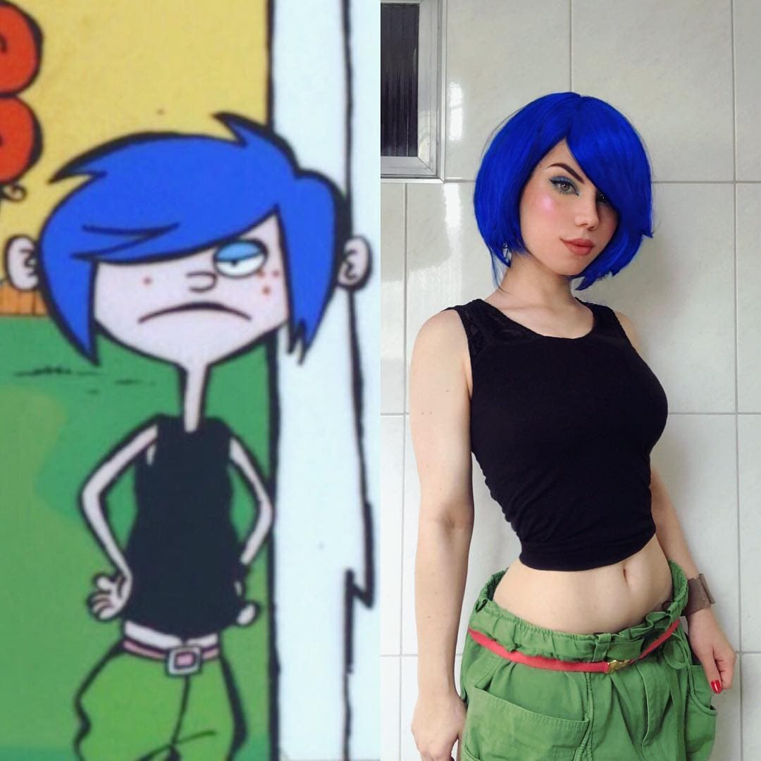 Uno de los casos en que superó a la animación fue su versión de Marie, de Ed, Edd y Eddy.