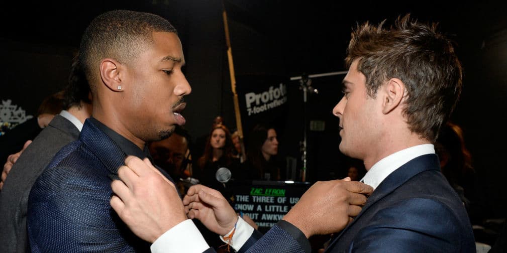6. Zac Efron y Michael B. Jordan: Ese momento incómodo cuando no puedes vivir sin tu mejor amigo.