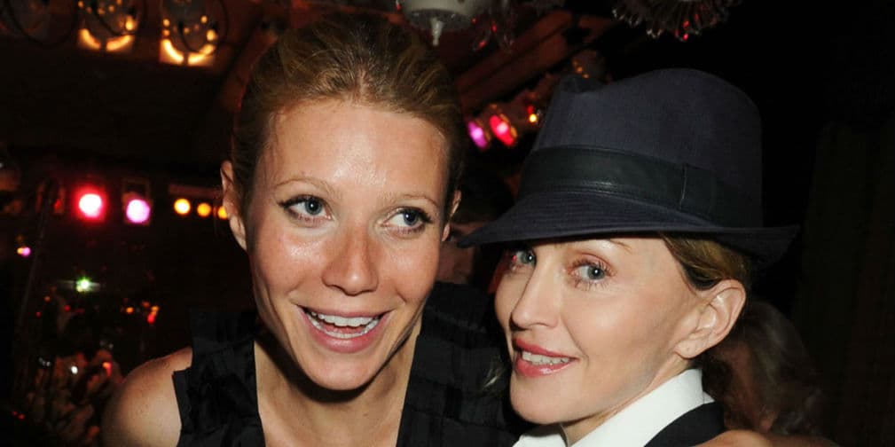3. Gwyneth Paltrow y Madonna: Eran amigas desde 1999, pero dicen que la actriz es muy celosa.