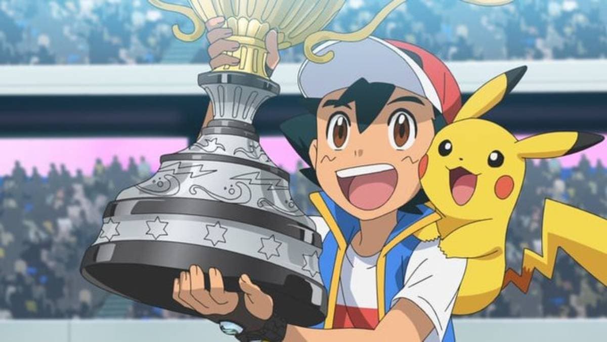 Ash buscaba ganar el torneo mundial de Pokémon desde 1997.