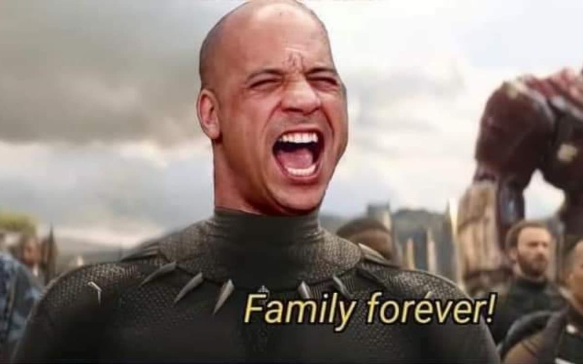 Memes de Toretto y la familia invadiendo otras películas y series