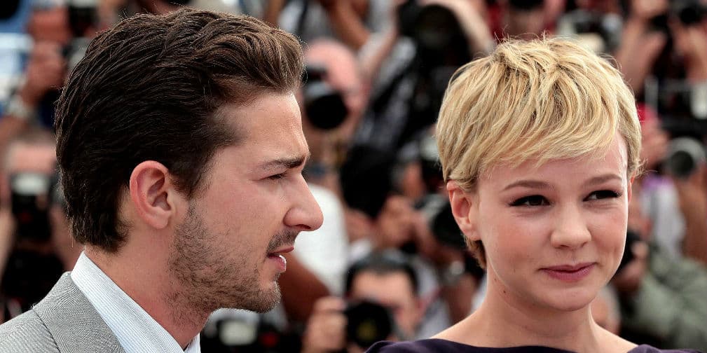 7. Shia LaBeouf y Carey Mulligan: Se conocieron en el rodaje de Wall Street, ahí el amor se encendió rápidamente.