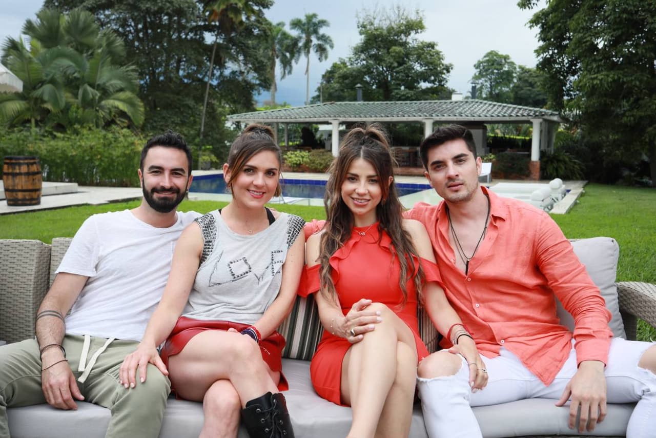 Jorge, Zoraida, Ferka y Christian en el primer episodio de 'Inseparables 2022'.