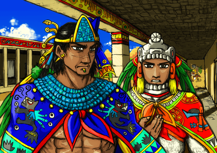El Imperio Azteca retratado al estilo manga