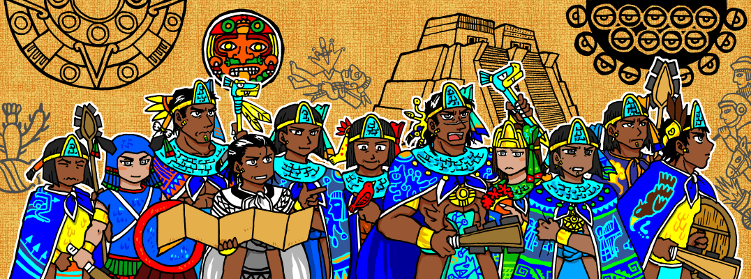 Así se retrata al Imperio Azteca al estilo manga