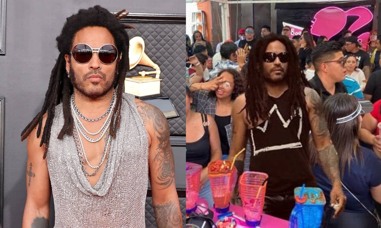 Lenny Kravitz llega a la Ciudad de México y redes lo reciben con memes