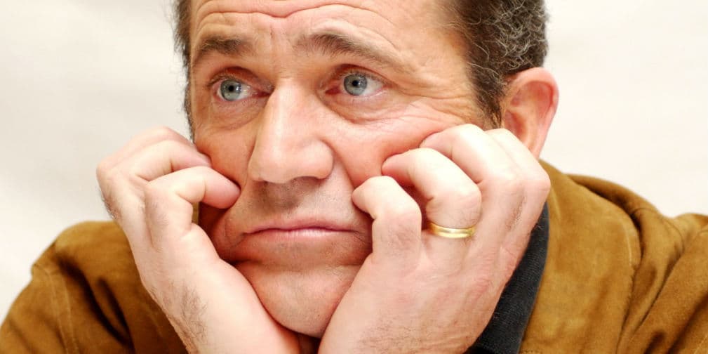 8. Mel Gibson: El mismo actor aceptó que tiene un poco de mal de genio.