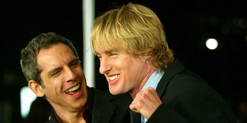8. Owen Wilson y Ben Stiller: Estos actores tiene una amistad a la moda gracias a la película de Zoolander.