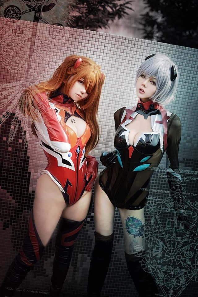 La cosplayer taiwanesa Rachel Giovanna, acompañada por una bella Rei Ayanami, sí que provoca el fin del mundo en nuestros corazones con esta galería que publicó en sus redes sociales.