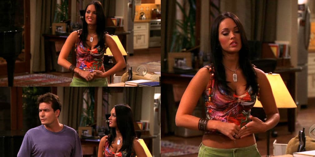 1. Megan Fox: Debutó en la serie en 2004, con solo 17 años interpretó a la nieta adolescente de Bertha, la ama de llaves.