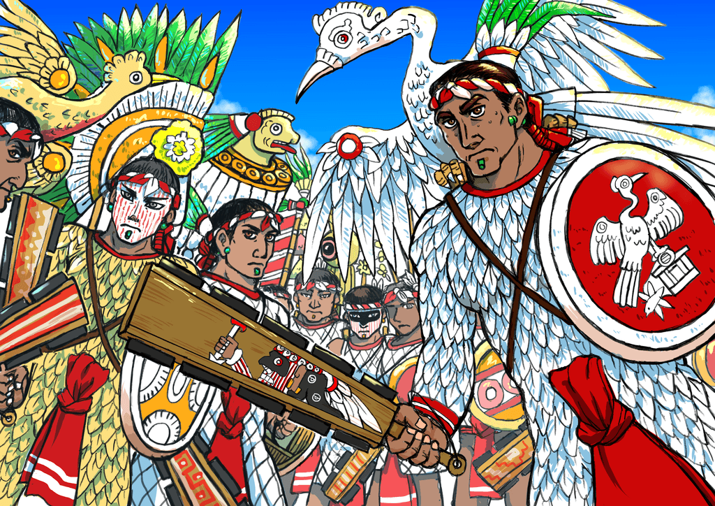El Imperio Azteca retratado al estilo manga