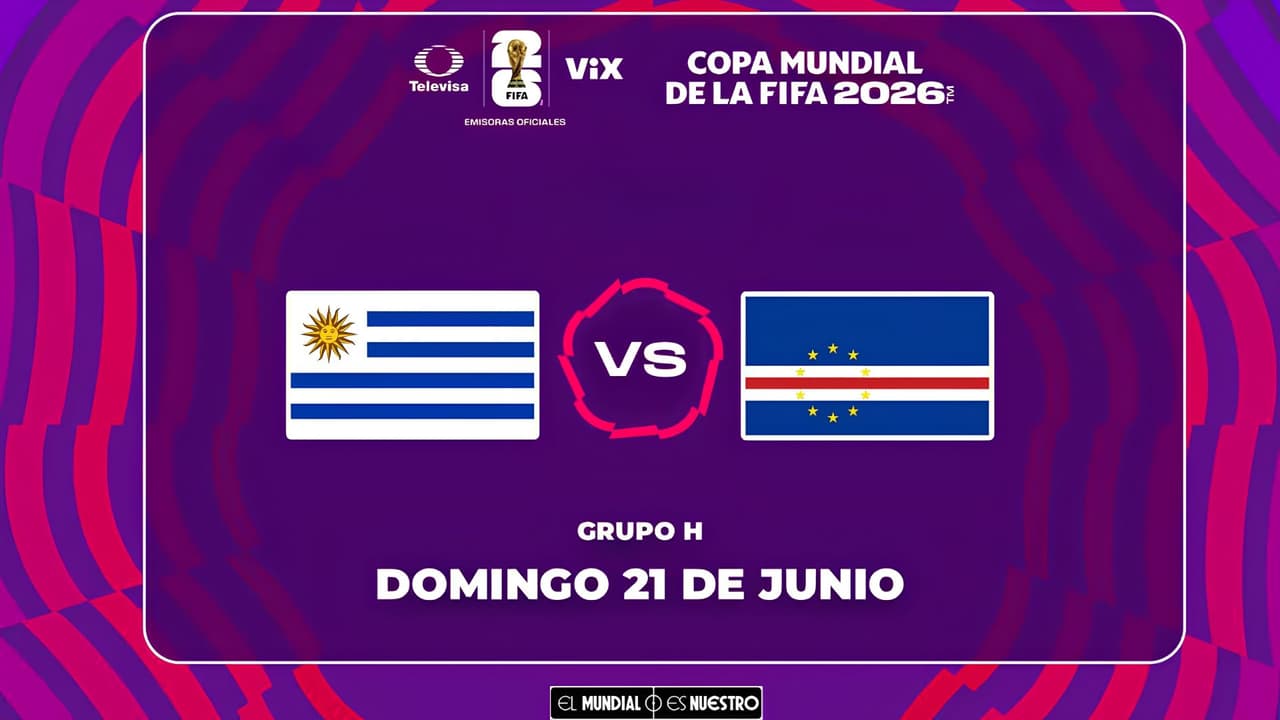 Uruguay vs. Cabo Verde: Velo aquí EN VIVO