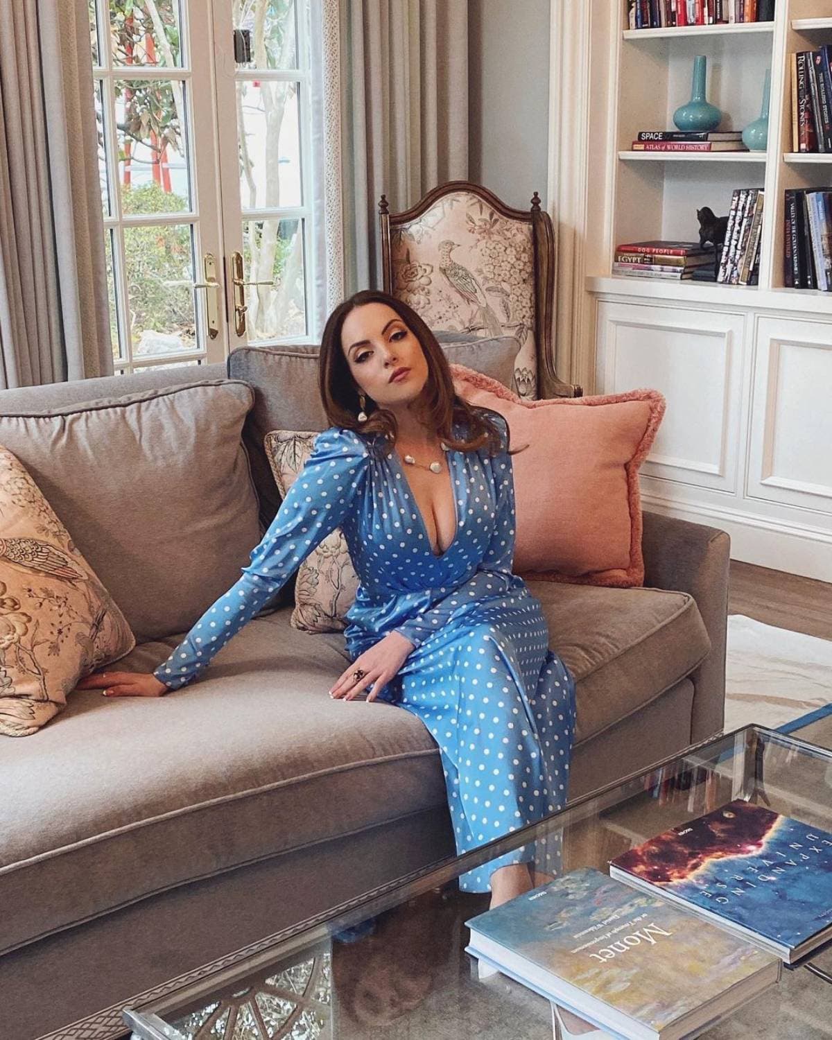 Elizabeth Gillies publicó esta fotografía en mayo de 2020.