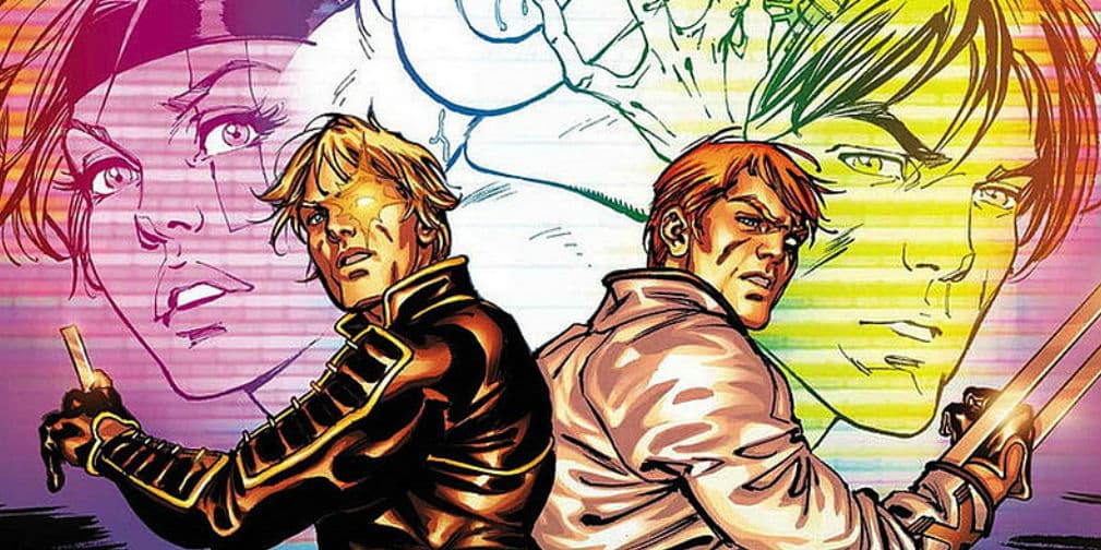 2. Shatterstar y Longshot: Estos personajes poco conocidos de X Men son padre e hijo respectivamente.