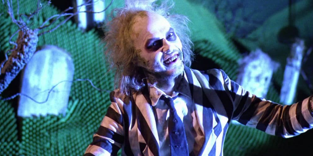 9. Beetlejuice: Un difunto que vive en el no mundo, recreación del mundo real según la visión de los muertos.