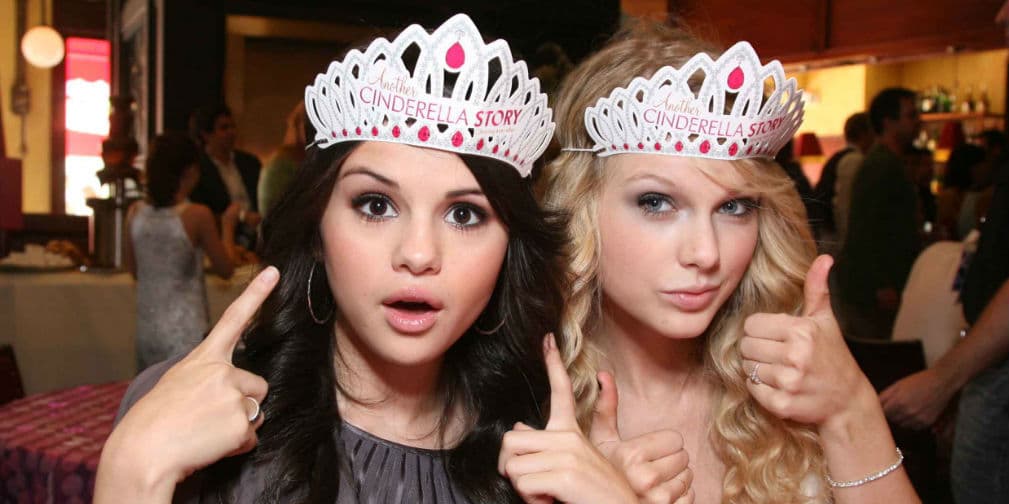 7. Taylor Swift y Selena Gomez: Las artistas son tan amigas que cuando la segunda terminó con Justin Bieber recibió todo el apoyo de la rubia.