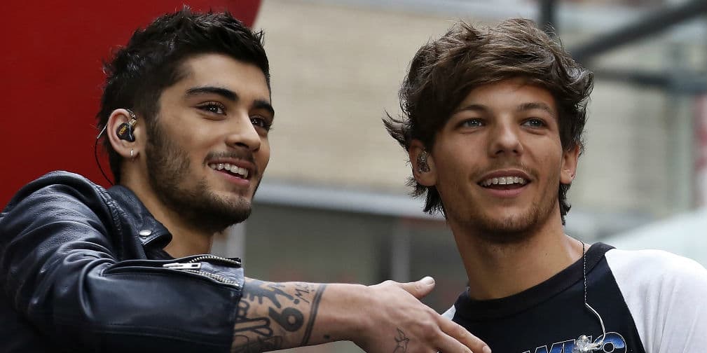 10. Louis Tomlinson y Zayn Malik: A este chico no le importa que su amigo haya dejado One Direction.