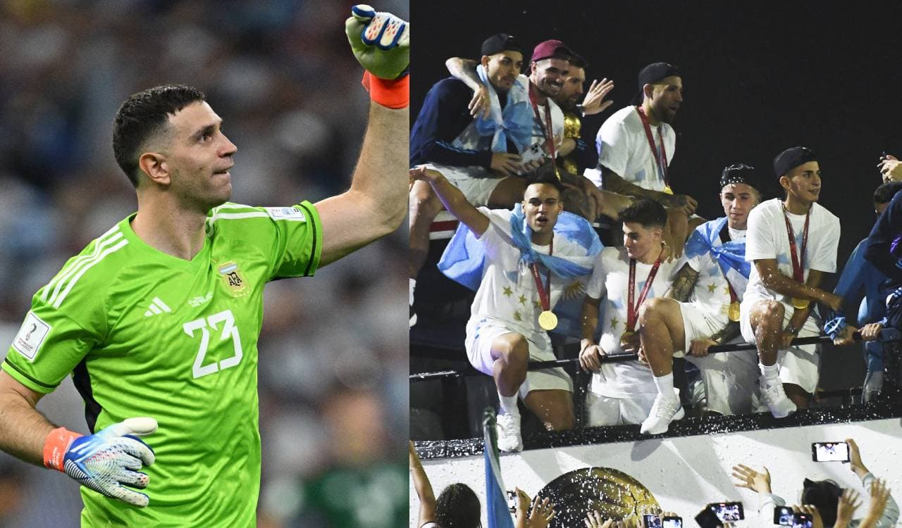 Qatar 2022: Dibu Martínez rechaza sombrero mexicano y se vuelve viral