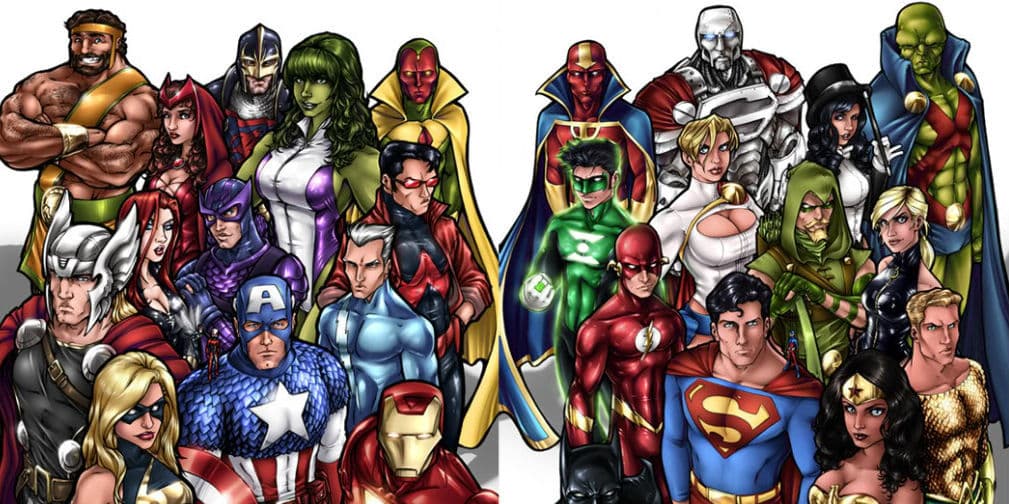 Piden que Marvel y DC unan nuevamente fuerzas en los cómics