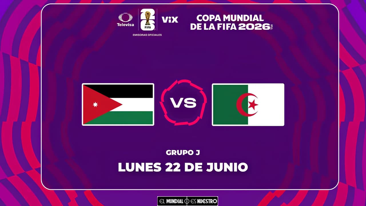 Jordania vs. Argelia: Velo AQUÍ EN VIVO