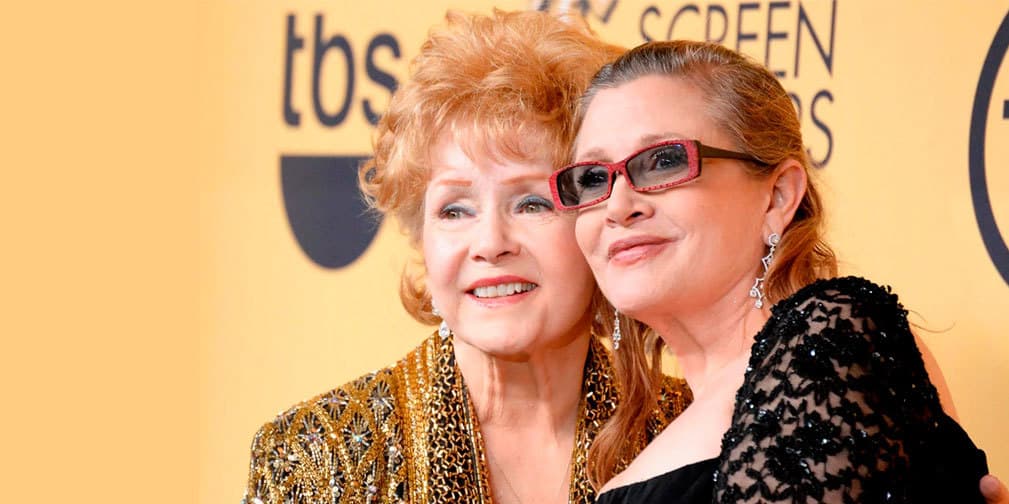 Fallece Debbie Reynolds, madre de Carrie Fisher