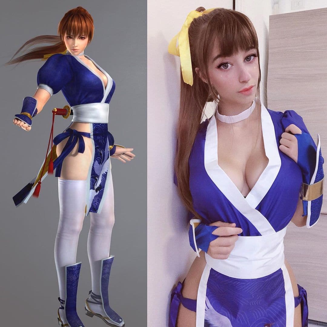 Del videojuego Dead or alive está su encarnación de Kasumi.