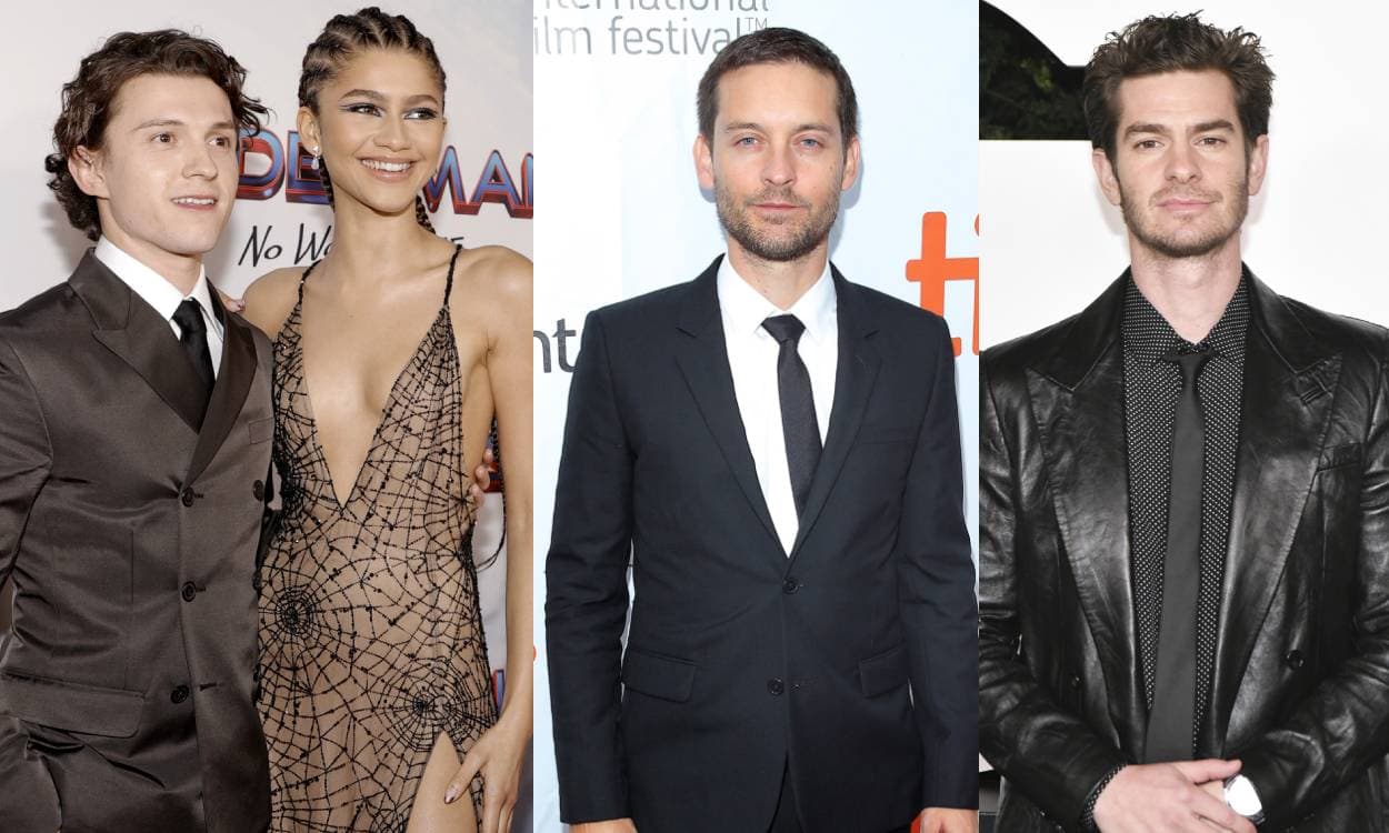 Tom Holland llevó a Zendaya a su primer encuentro con Maguire y Garfield