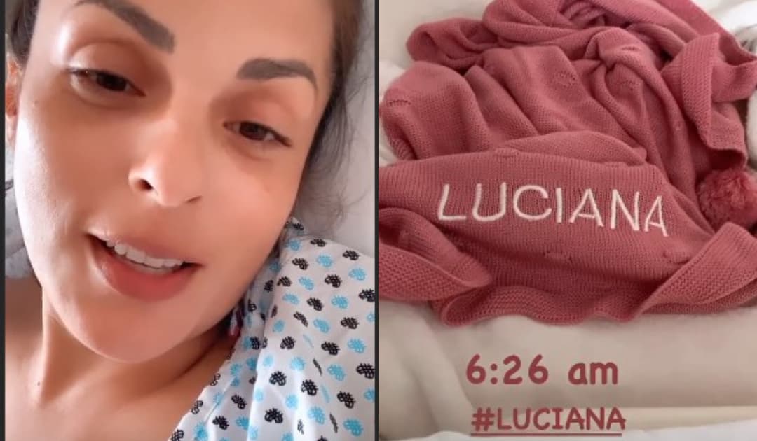 ¡Se adelantó! La Jarocha anuncia el nacimiento de Luciana en Instagram