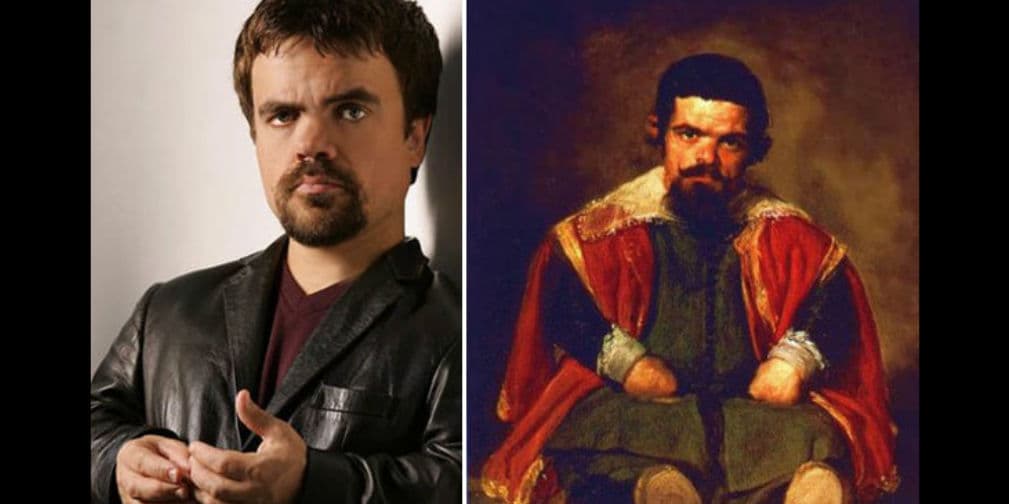 18. Peter Dinklage: El actor de Juego de Tronos es idéntico a Sebastián de Morra, bufón de la corte de Felipe IV de España.