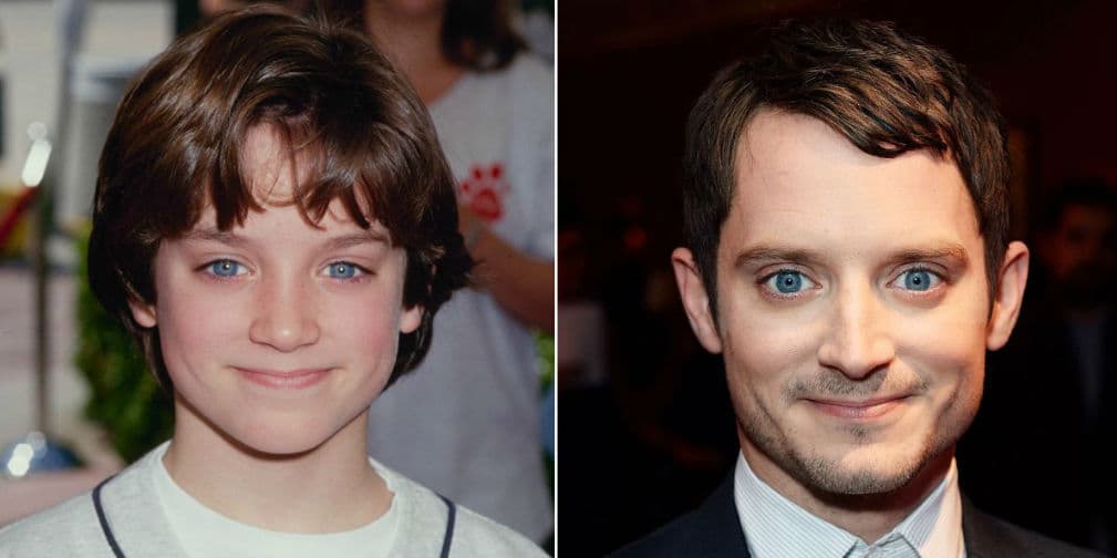 10. Elijah Wood (28 de enero de 1981) - ¡Traga años! El hobbit de El Señor de los Anillos no ha envejecido nada, ¡idéntico a cuando salió en El Ángel Malvado!