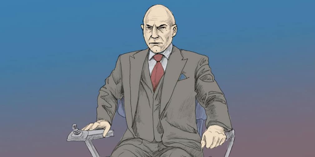6. Charles Francis Xavier, Professor X: Es un mutante que posee vastos poderes telepáticos, y es uno de los telépatas más poderosos.