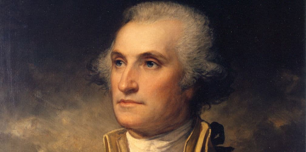 7. George Washington (1732, 1799): El primer presidente de EE.UU., participó en la Guerra de la Independencia contra el Imperio británico.