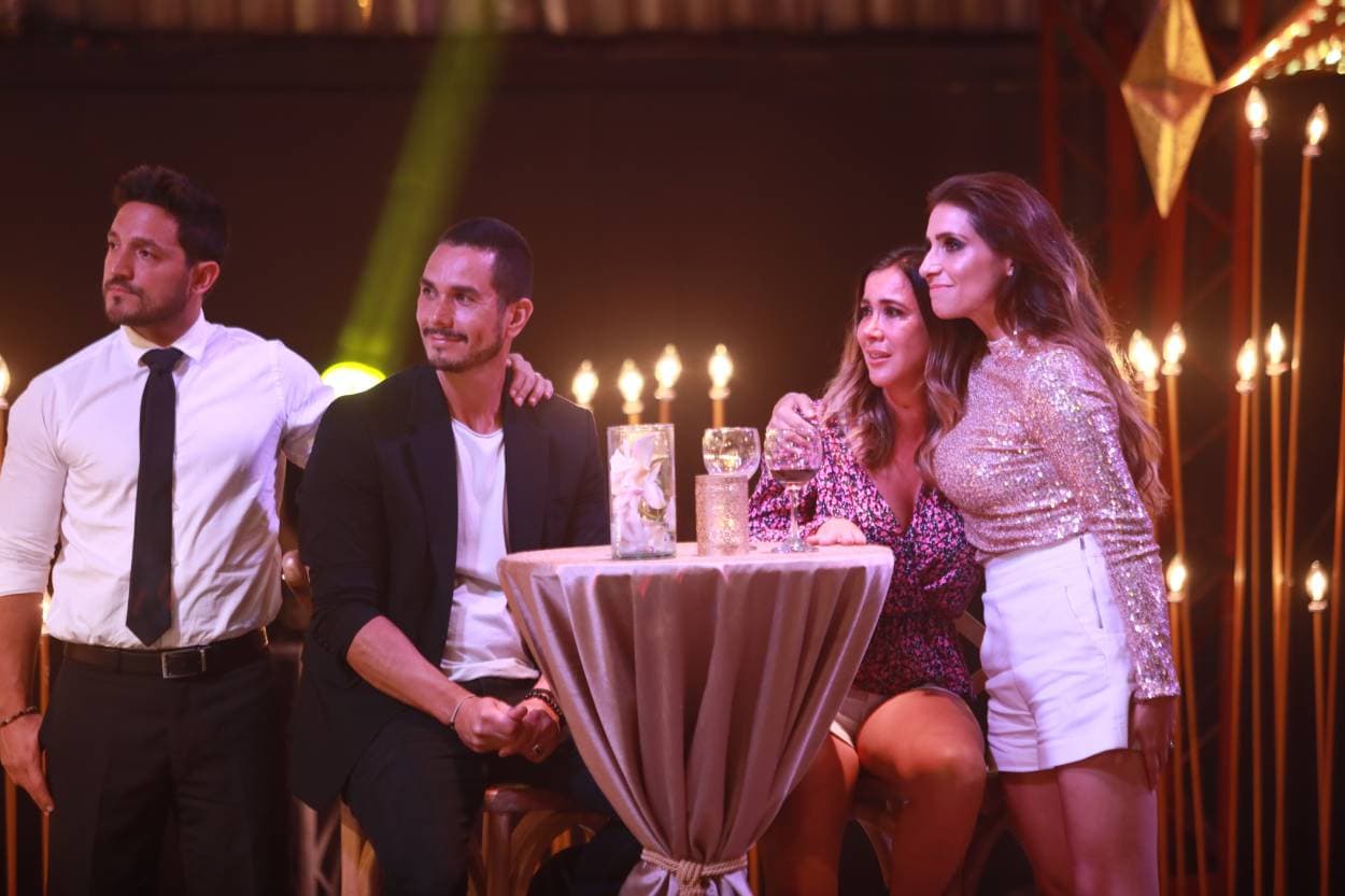Gualy, Adrián, Mariazel y Jimena en la final de Inseparables 2021