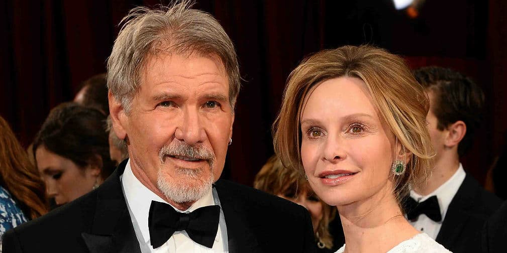8. Harrison Ford y Calista Flockhart: El famoso Indiana Jones y Ally McBeal ha estado casados desde 2010.