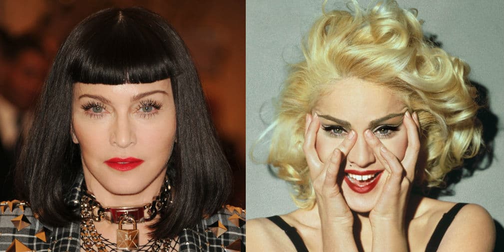 10. Madonna: La Reina del Pop es todo un camaleón, ya ha probado todos los colores y siempre regresa al rubio.