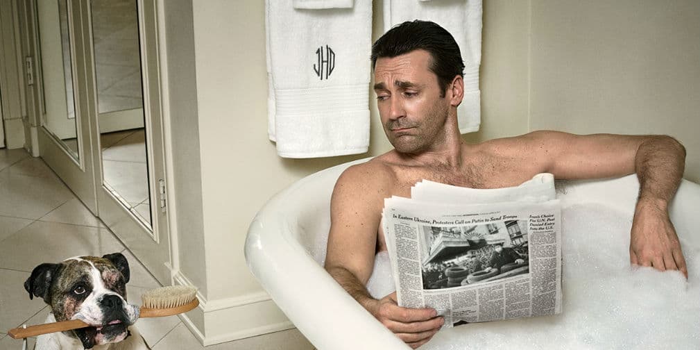 8. Jon Hamm: El actor de Mad Men es el único hombre que representa un peligro en el ciberespacio.