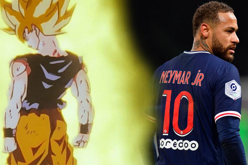 Neymar Jr. se tatuó a Goku en la espalda para elevar su ki