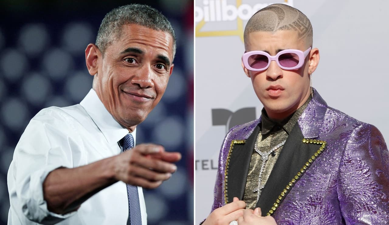 La gente no puede superar que Obama sea fan de Bad Bunny