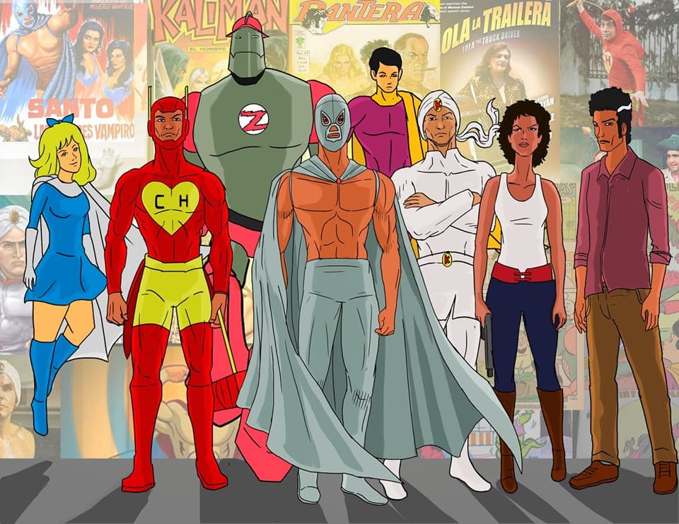 Los héroes más grandes del cómic y el cine mexicano se han unido en un proyecto amateur conocido como Los Protectores.