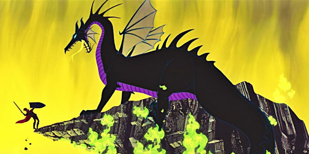 3. Maléfica: Bruja y antagonista principal de la película La Bella Durmiente de 1959.