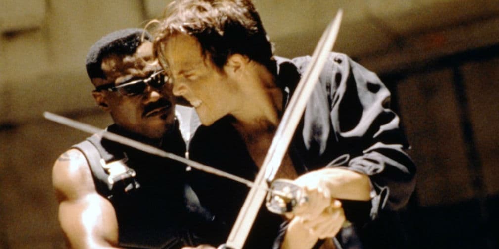 Gracias a Blade ganó el premio a Mejor Villano en los MTV Movie Awards.