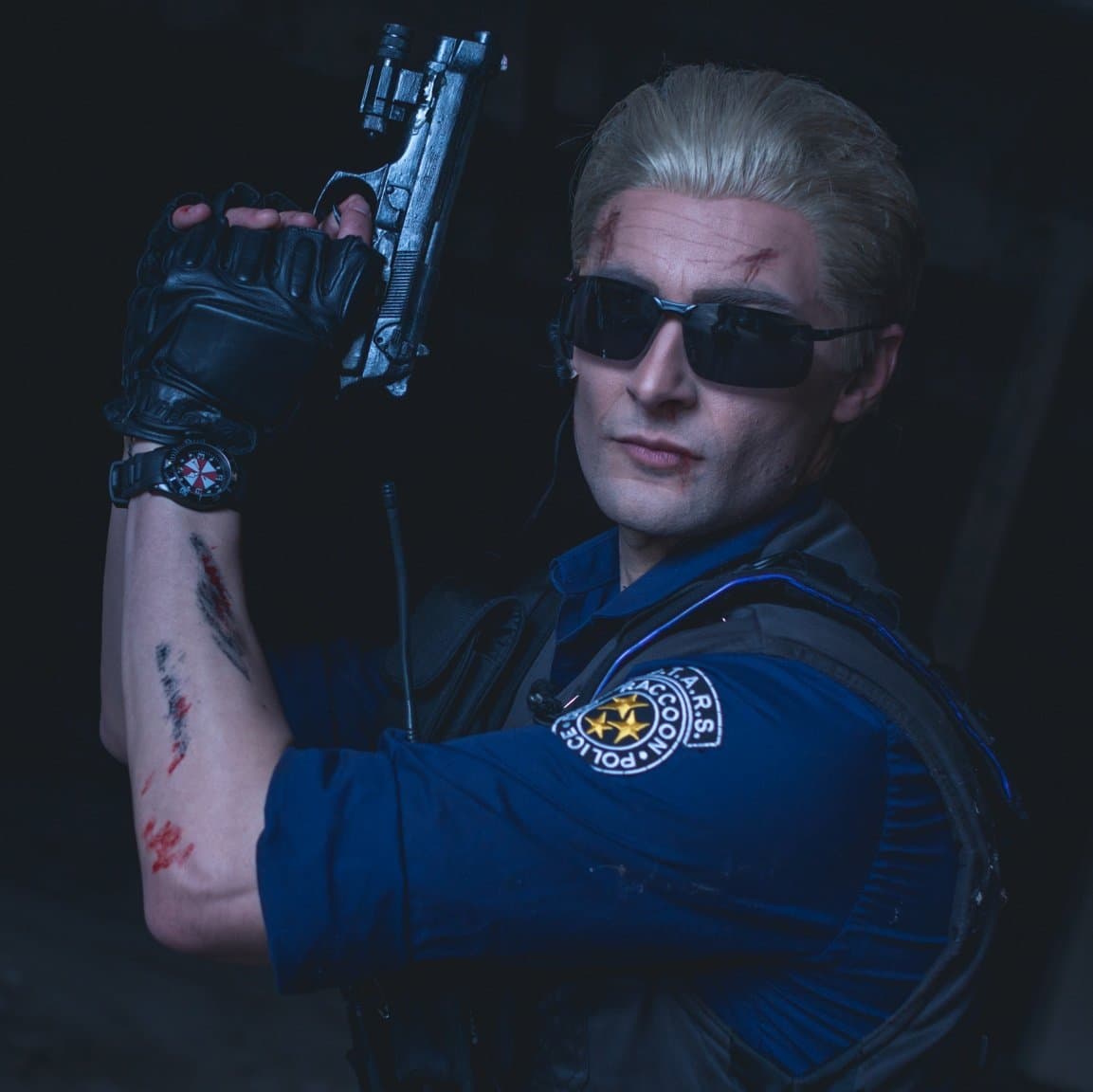 Los villanos no quedan fuera, he aquí a un Wesker, hecho por Laceyjames007