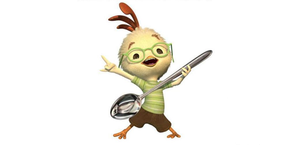 6. Chicken Little: Este pollito trata de salvar el mundo en esta divertida cinta animada.