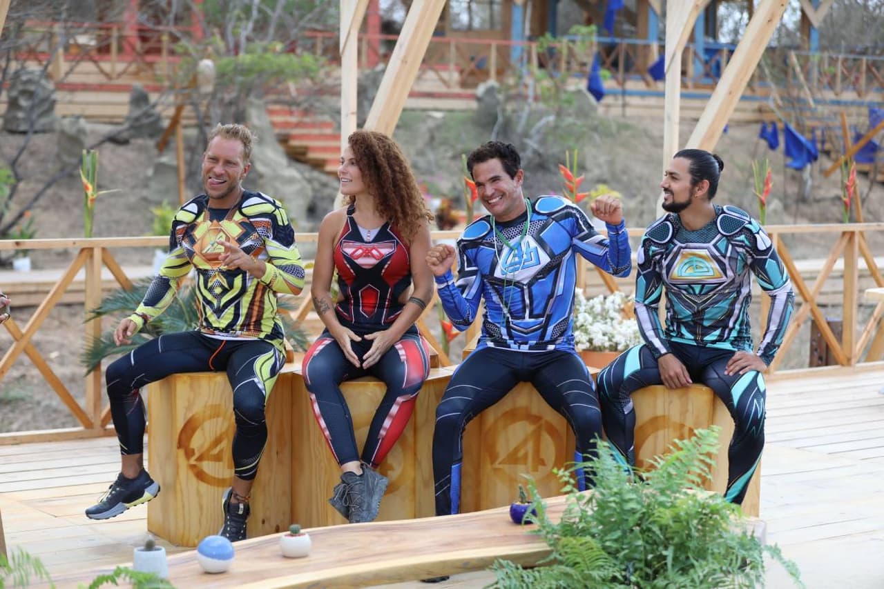 Zerboni, Delia, Julio y Miguel son los Guardianes de la cuarta temporada de Reto 4 Elementos.