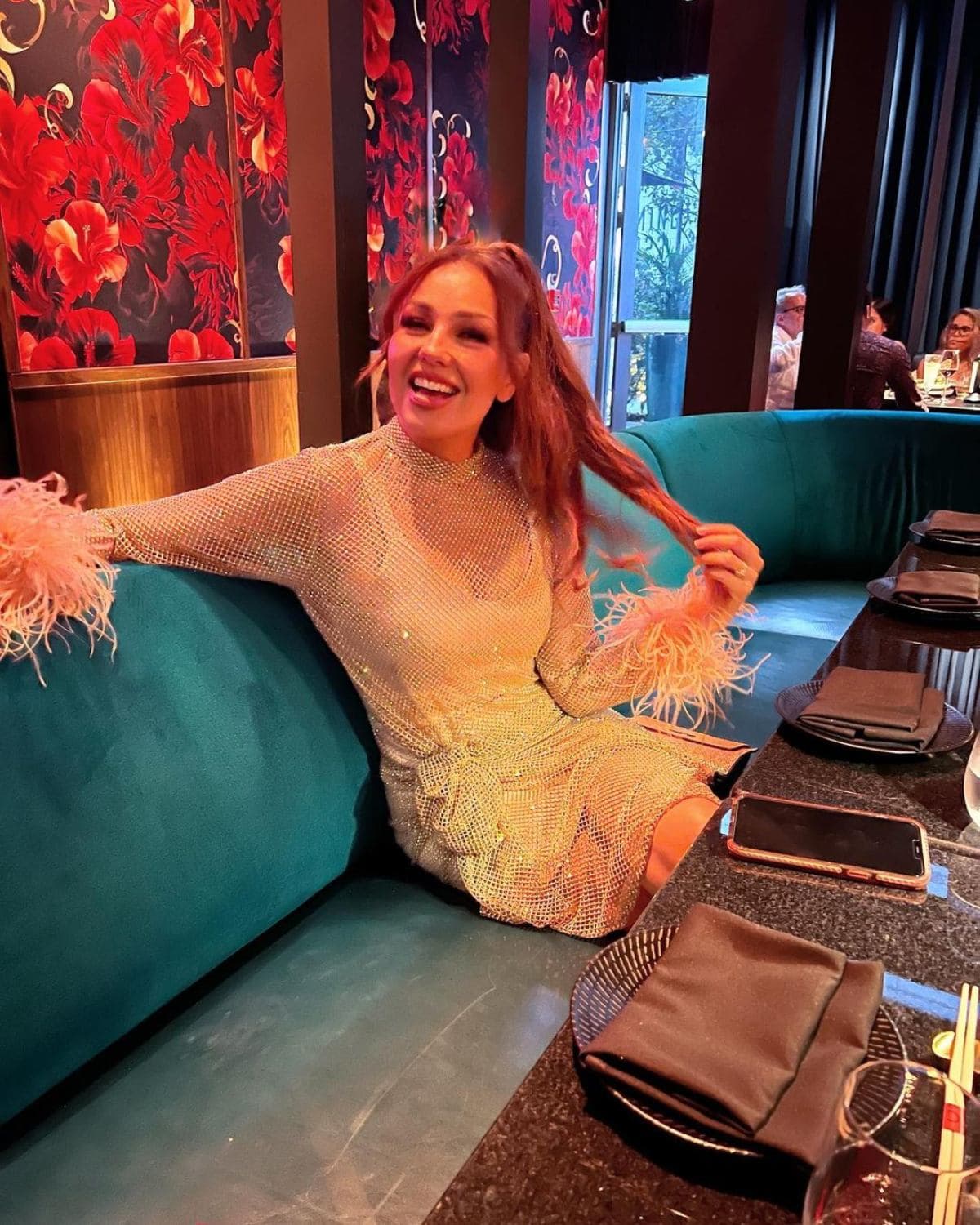 Thalia y el particular regalo de cumpleaños que recibió