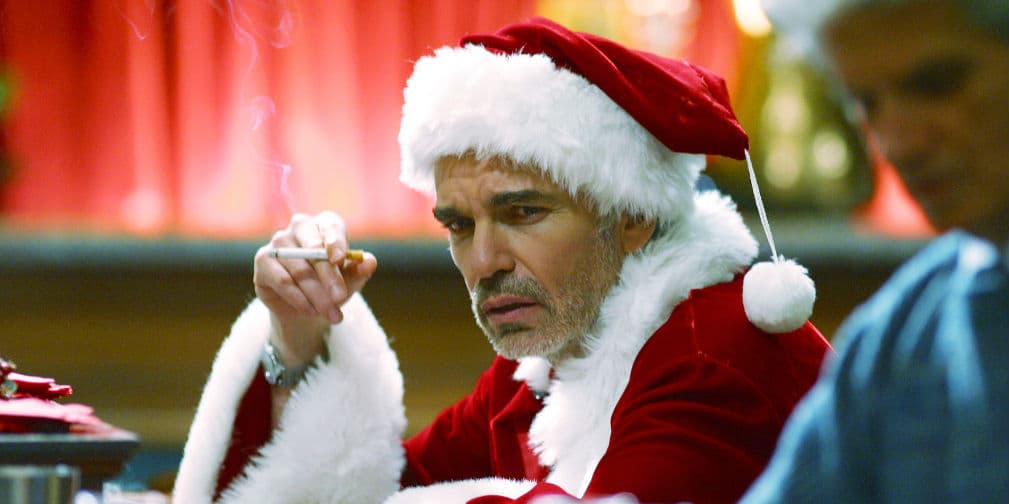 9. Billy Bob Thornton: En el cine, Papá Noel no siempre fue un viejo bonachón como descubrimos en Bad Santa.