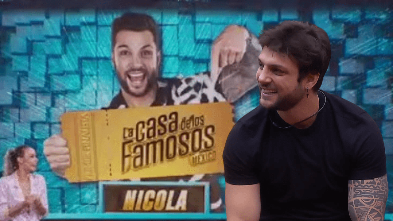Nicola se convierte en el primer finalista de La Casa de los Famosos México