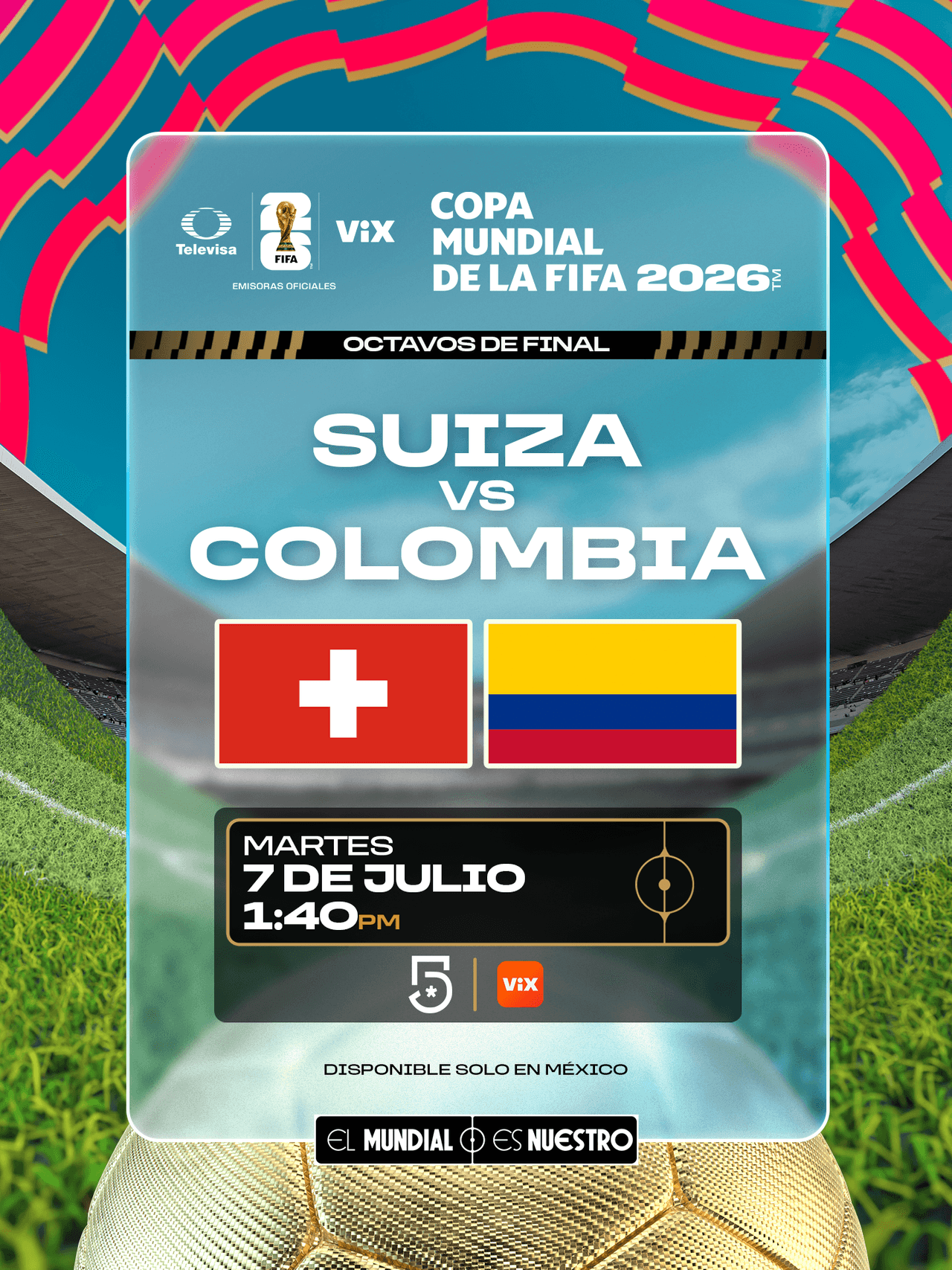 Suiza vs Colombia