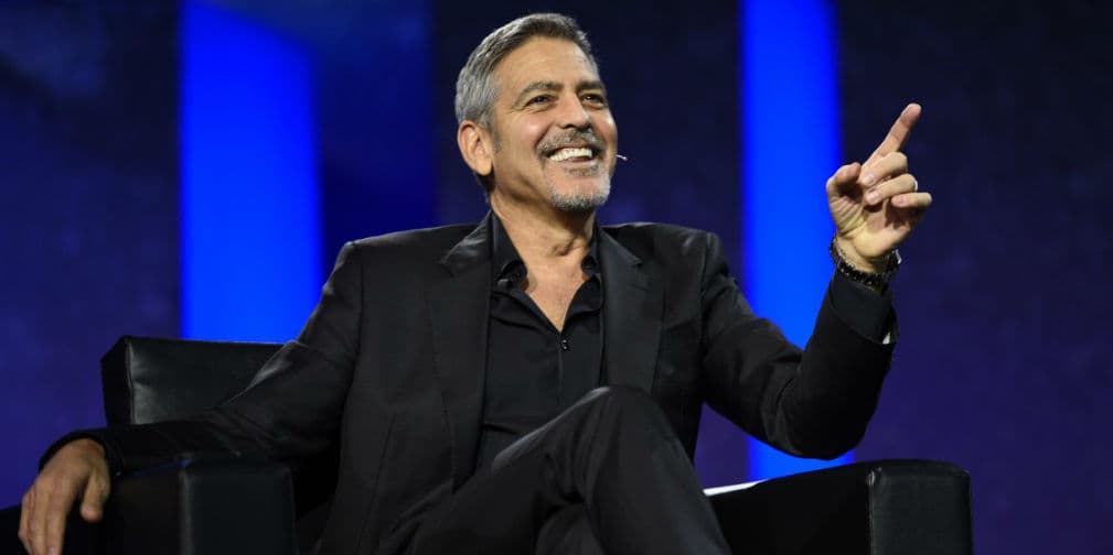 5. George Clooney: El galán suele manifestarse a favor de las causas que preservan la ecología.