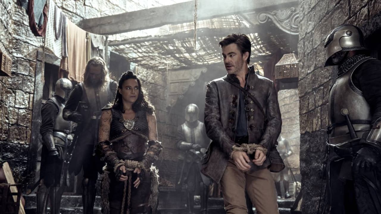 Michelle Rodriguez y Chris Pine protagonizan 'Calabozos & Dragones: Honor entre ladrones'.